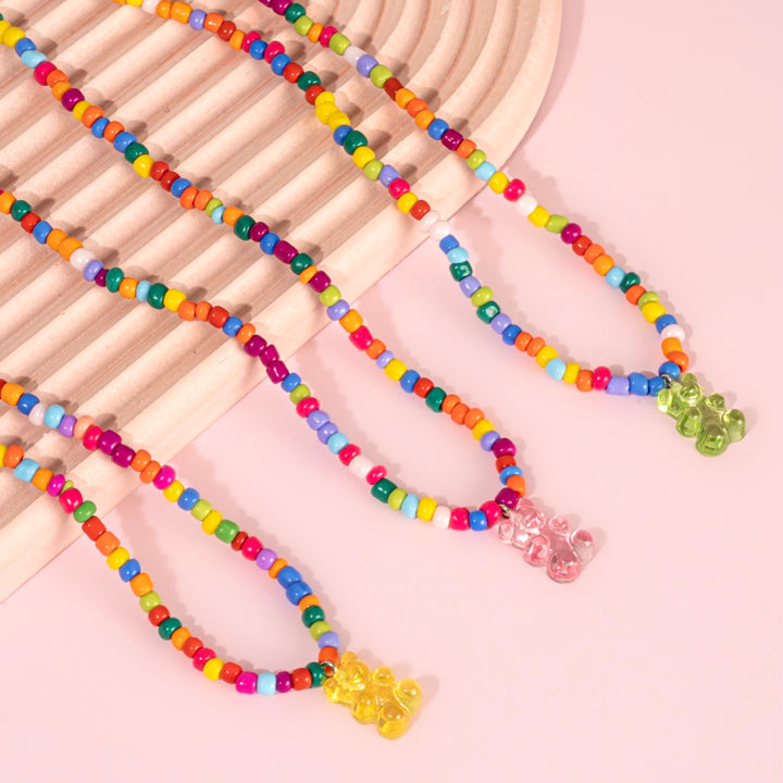 Gummy Bear Beads Necklace